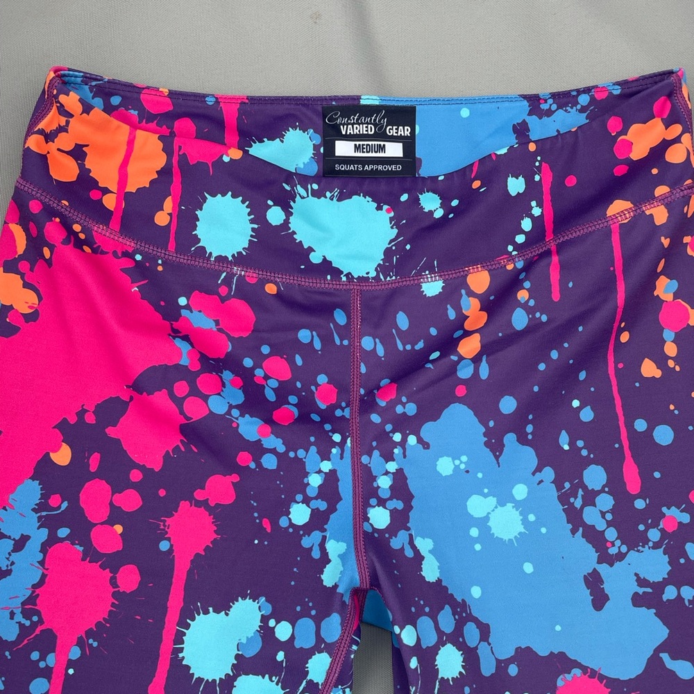 CVG Paint Splatter Capri Leggings (Medium)